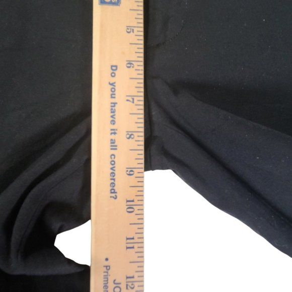 Banana Republic Sloan Fit Straight Leg Pants Womens Size 2 Stretch Zip Leg Black - Picture 12 of 12